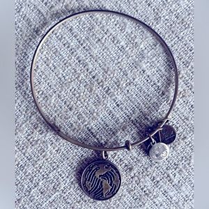 Alex & Ani Fingerprint on the World Charm Bangle Bracelet